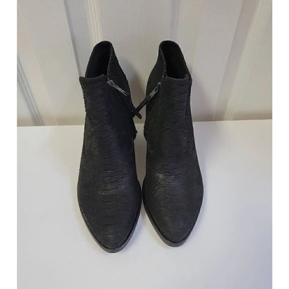 Ash Moka Leather Ankle Booties 8